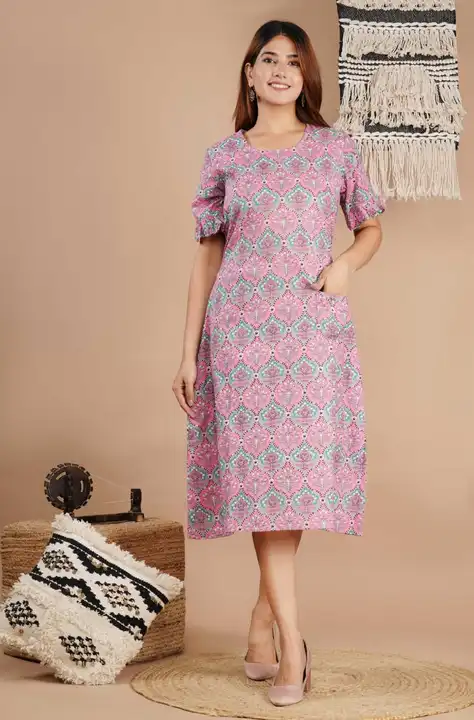 One piece dress uploaded by Print Factory Bagru on 5/6/2023