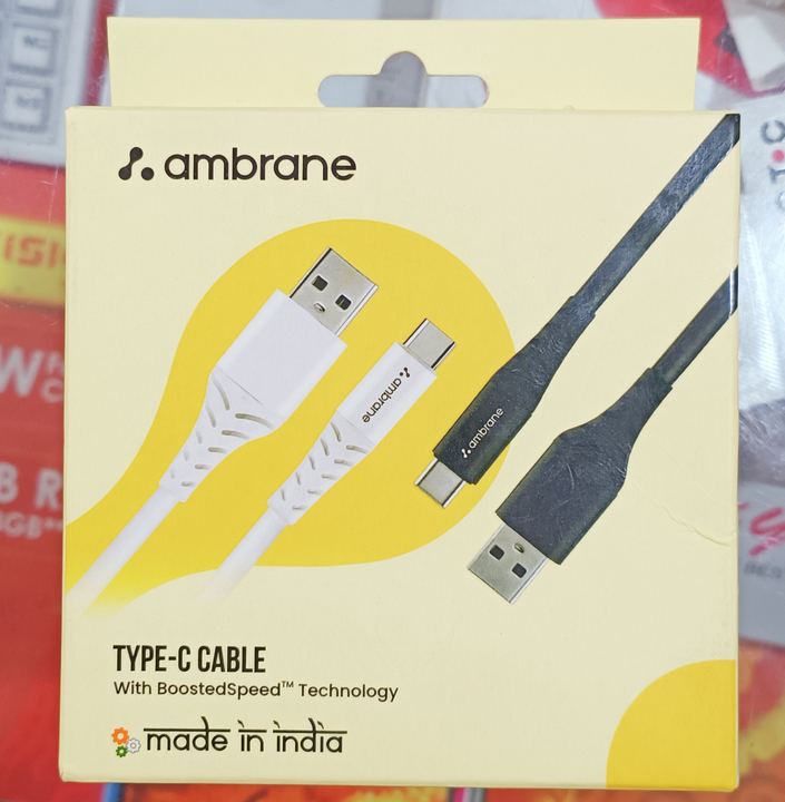 Ambrane Type C Cable  uploaded by business on 5/6/2023