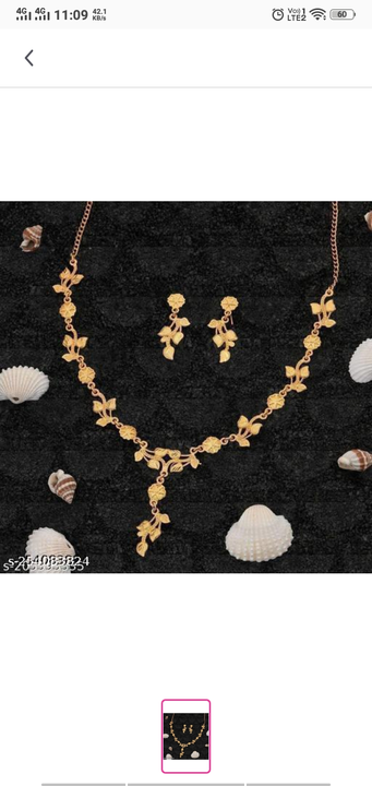 Jewellery set uploaded by business on 5/6/2023