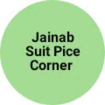 Business logo of Jainab suit pice corner