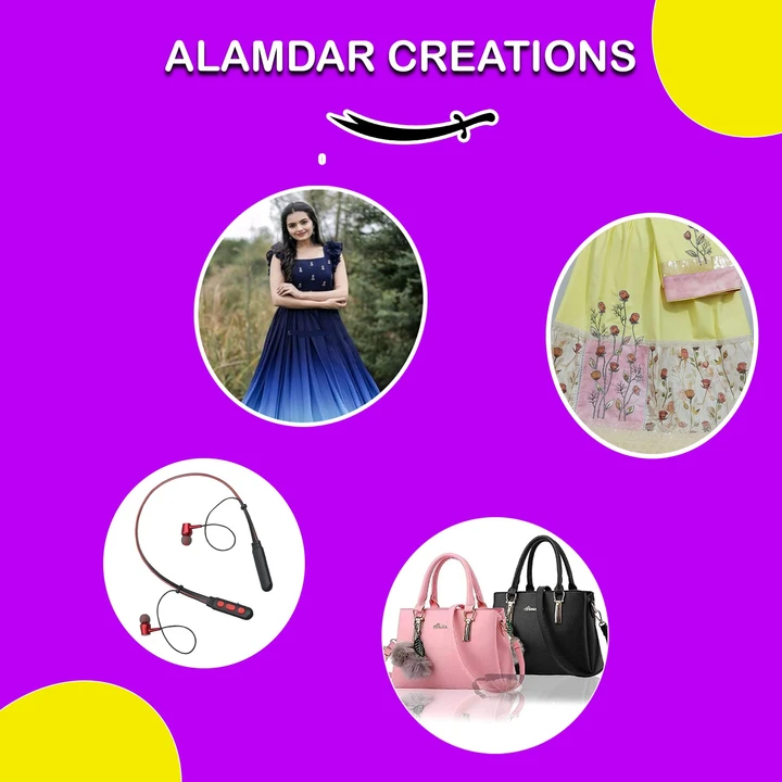 Visiting card store images of Alamdar creation