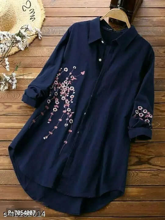  Classic Royal Embroidered shirt for woman uploaded by Fashion designer on 5/6/2023