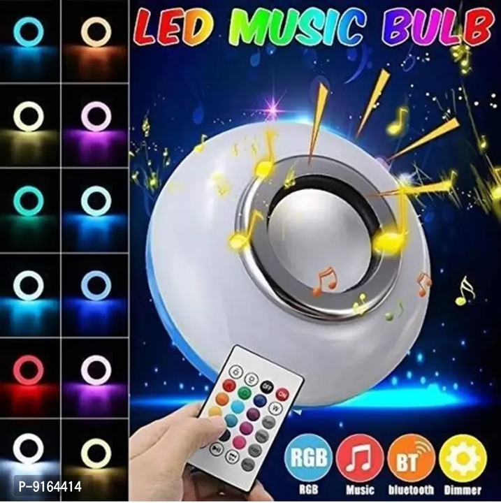 Hug Puppy Color changing LED Music Smart Bulb with Bluetooth Speaker DJ Lights uploaded by XPar Zone  on 5/28/2024