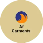 Business logo of AF garments