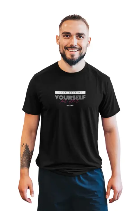 DRIFIT SPORTS-WEAR AND GYMWEAR BRANDED PRINTED – “STOP EDITING YOURSELF” T-SHIRTS, Set of 24- M, L,  uploaded by Storks  on 5/6/2023