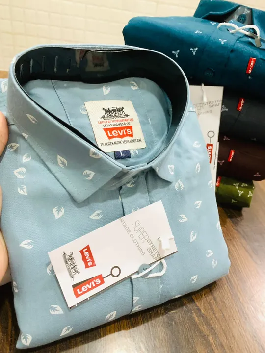 Levi's printed shirt cotton premium  uploaded by Panther garments - manufacturing  on 5/6/2023