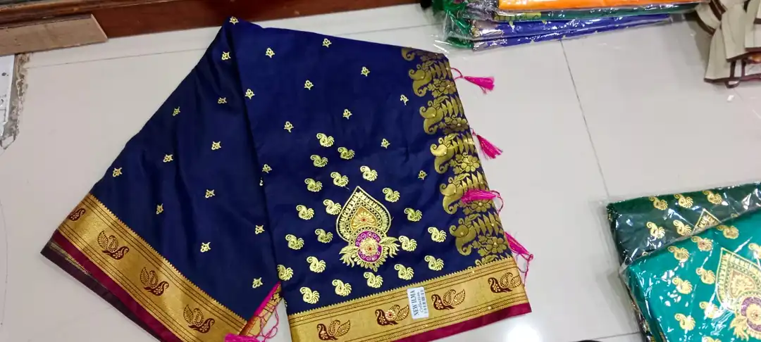 Satin embroidery work uploaded by Attire point on 5/6/2023