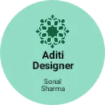 Business logo of Aditi designer sarees
