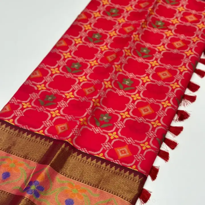 Designer Flower Weaving Kanchi Soft Silk Sarees  uploaded by L & S GOODS CO on 5/6/2023