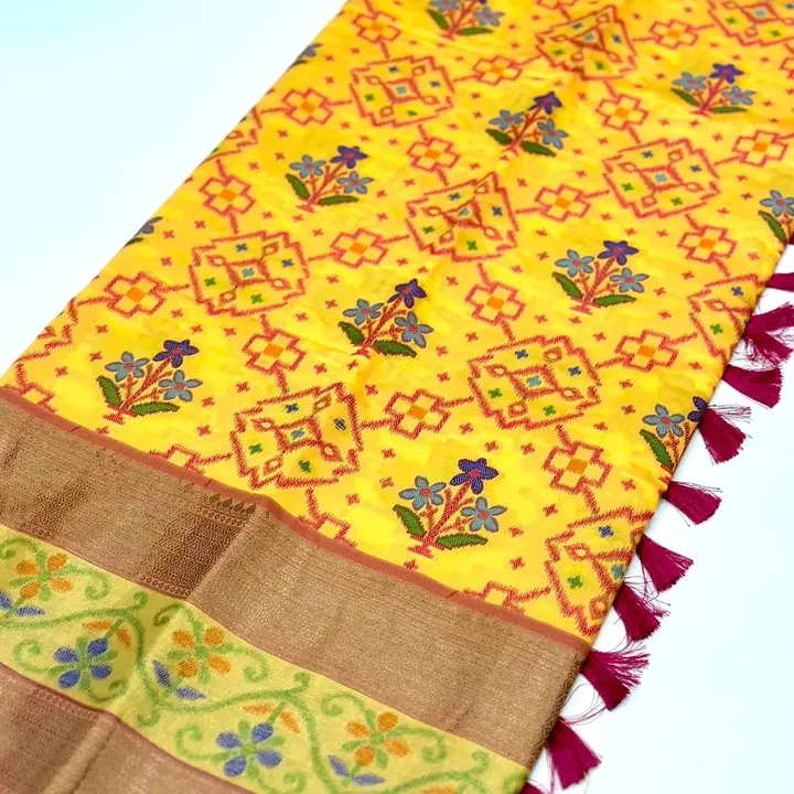 Designer Flower Weaving Kanchi Soft Silk Sarees  uploaded by L & S GOODS CO on 5/6/2023