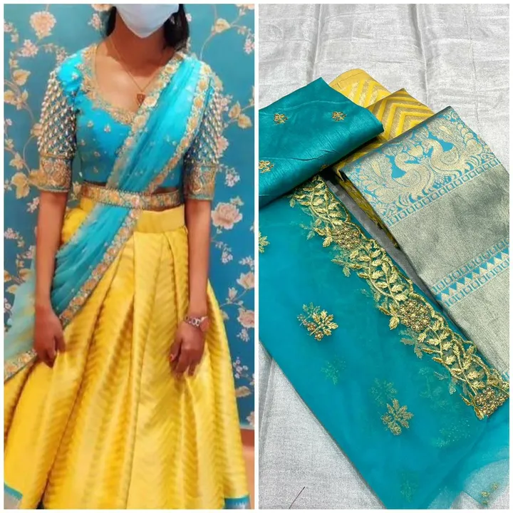 Half saree uploaded by Lable kesar on 5/6/2023