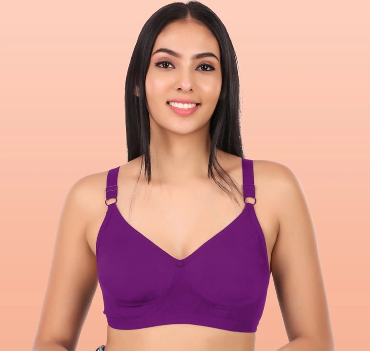 Seamless t-shirt bra Purple uploaded by Clothonics on 5/6/2023