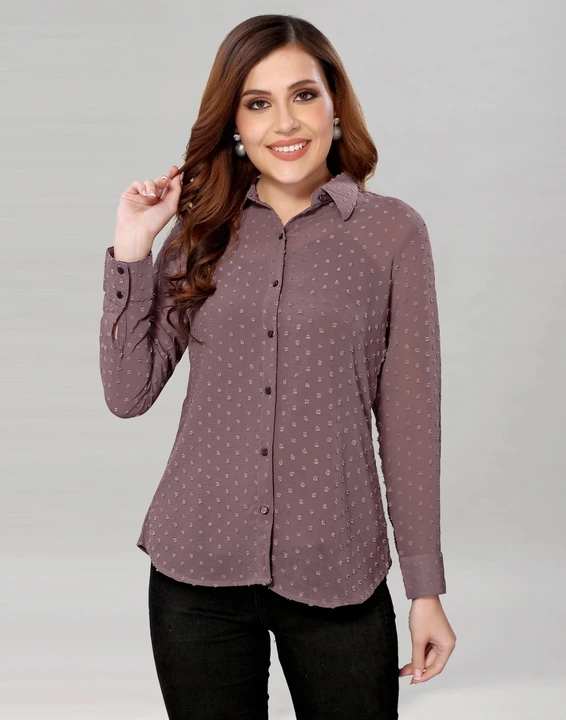 Dark Dusty Pink Rotta Butti Shirt uploaded by business on 5/6/2023