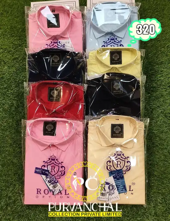 Royal option plain full sleeve shirts  uploaded by PURVANCHAL COLLECTION PRIVATE LIMITED on 5/6/2023