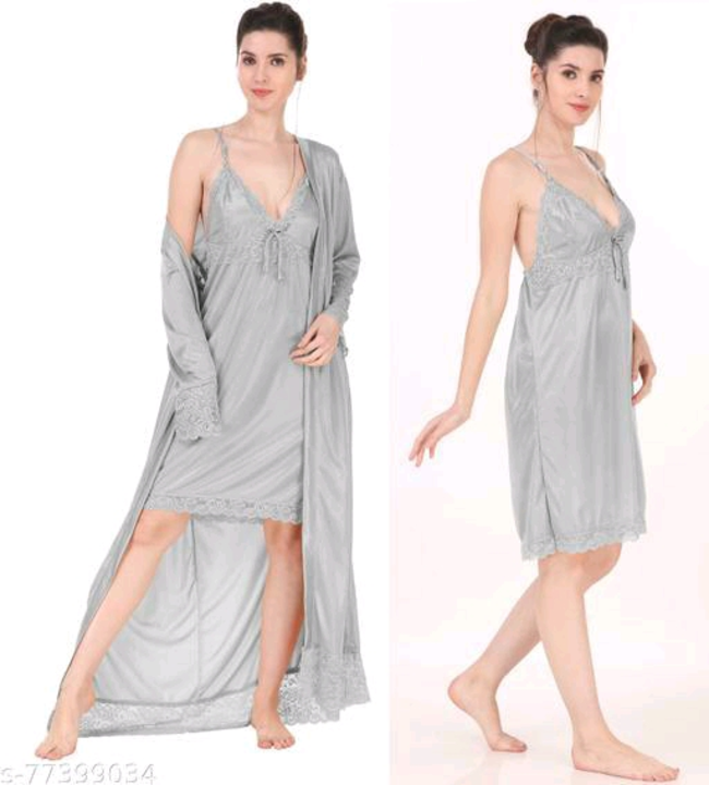 Nandya Women Nighty with Robe - Buy Nandya Women Nighty with Robe Online at  Best Prices in India | Flipkart.com