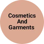 Business logo of Cosmetics and garments