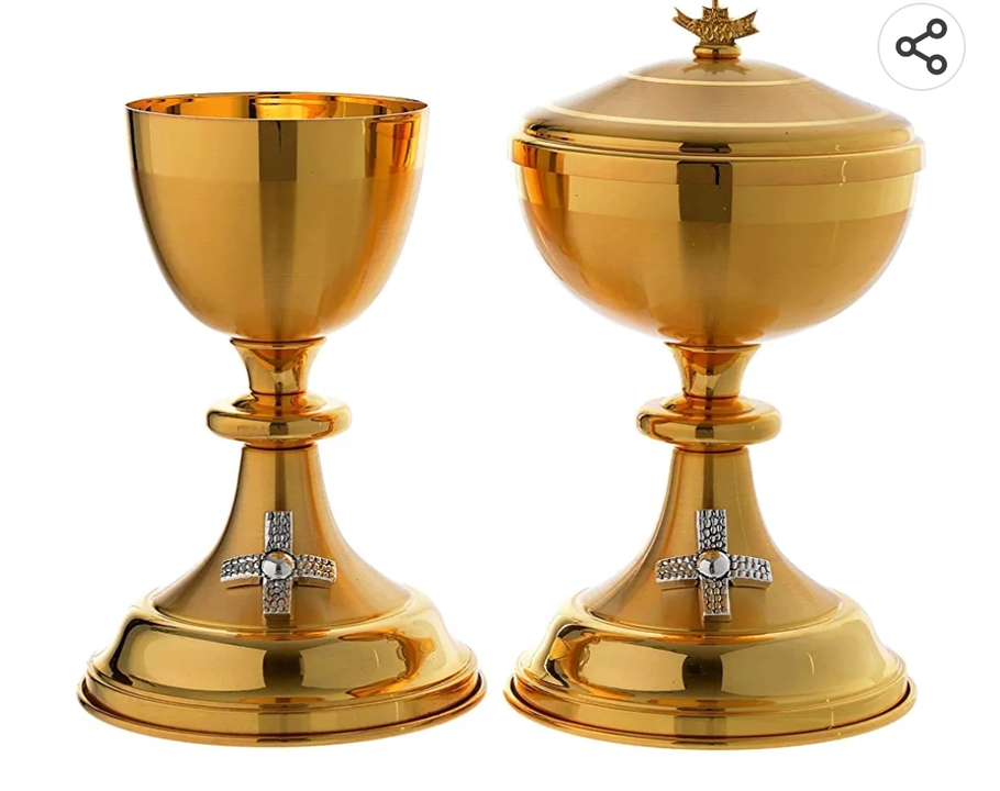 Post image I want 50+ pieces of Brass chalice at a total order value of 10000. Please send me price if you have this available.