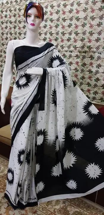 PURE HAND BLOCK PRINT COTTON MULMUL SAREES WITH BLOUSE  uploaded by business on 5/6/2023