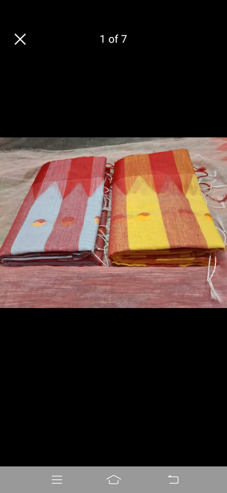 Cotton Silk Hand loom Saree  uploaded by Mira Saree House on 5/6/2023