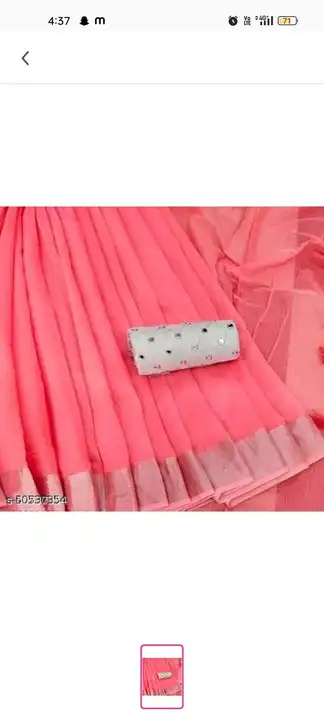 *SAREE STOCK 💯 FRESH*

*COTTON MATERIAL* 

*SAREE WITH BLOUSE*

*510 PCS APPROX ONE SHOT DEAL*

 uploaded by M A Fashion on 5/6/2023