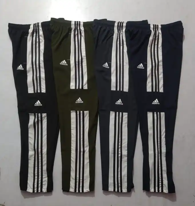 Ns straight fit Adidas 3stripes design 
Ns 8%lycra fabric
Size Mto xl
Colour black Navy dark grey ol uploaded by Rhyno Sports & Fitness on 5/7/2023