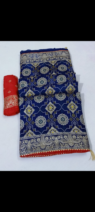Designer saree with pure Fabric  uploaded by Jay Hanuman Tex  on 5/7/2023