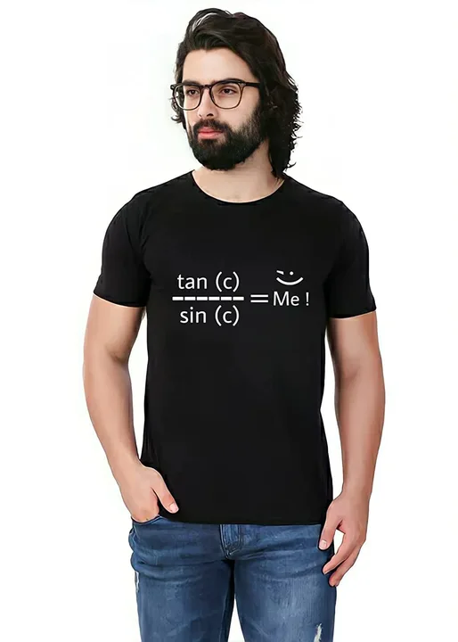 Mathematics Printed T-shirt  uploaded by S.N Enterprise on 5/7/2023