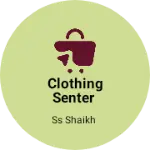 Business logo of Clothing senter
