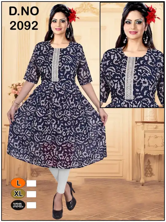 Gorget kurti only wholesale  uploaded by BHATTAD TEXTILE AGENCY  on 5/7/2023