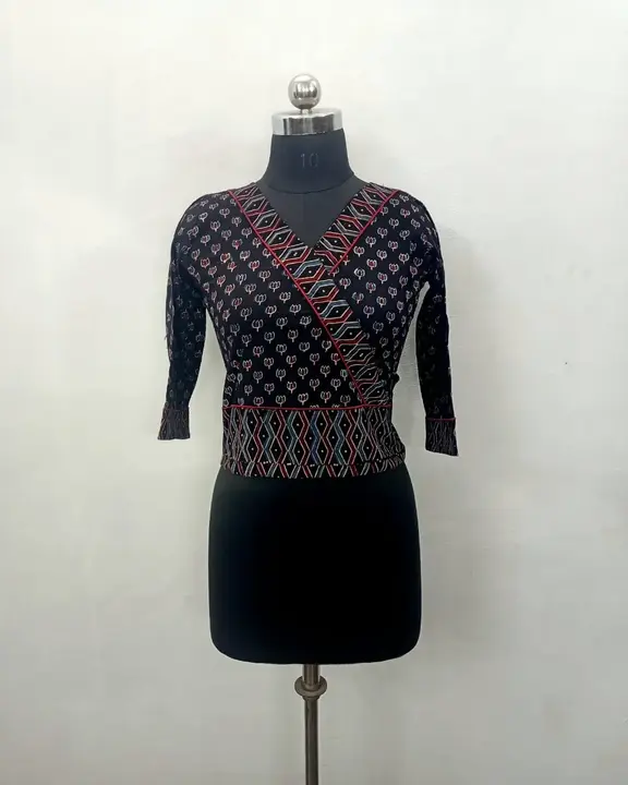 Ajrakh Short Top/Blouse  uploaded by business on 5/7/2023