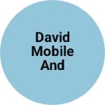 Business logo of David mobile and collection