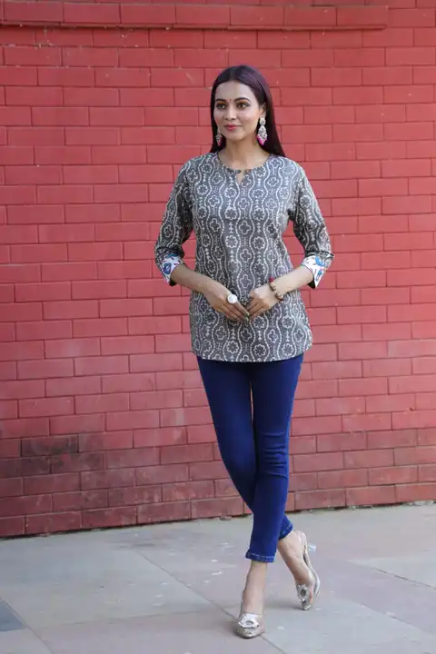 Hand Block Printed Pure Cotton Women's Top uploaded by BAGRU COTTON HANDICRAFT  on 5/7/2023