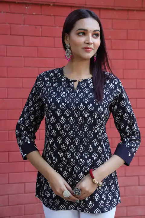 Hand Block Printed Pure Cotton Women's Top uploaded by BAGRU COTTON HANDICRAFT  on 5/7/2023