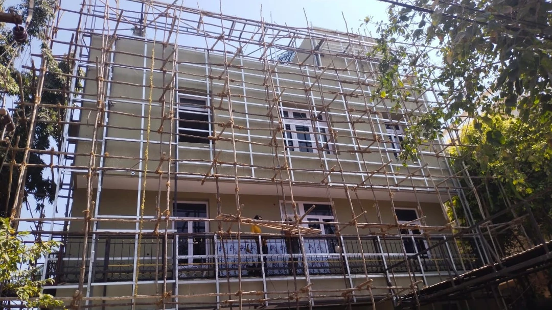 Ms iron frame structure work uploaded by ACP cladding work on 5/7/2023