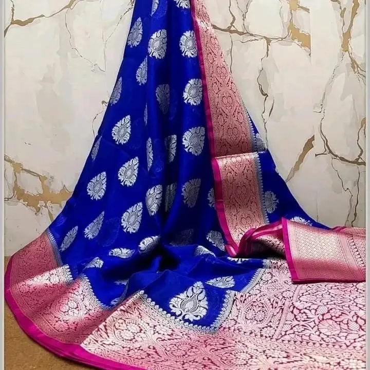 BANARASi artificial semi silk sarees  uploaded by AAMINA SAREES on 5/7/2023