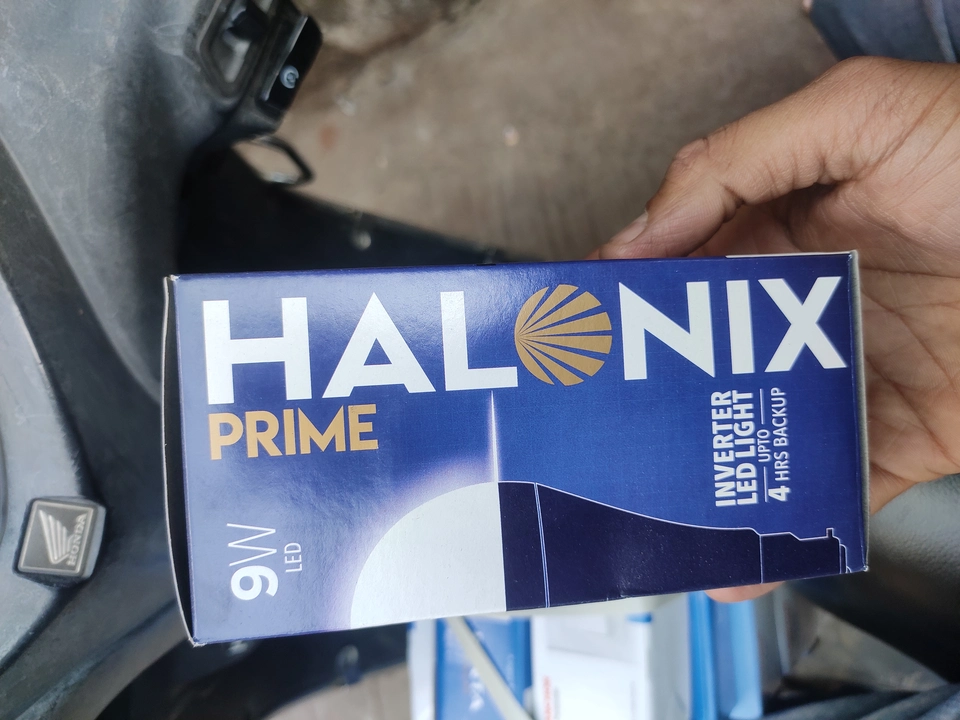 Halonix 9w invertor led bulb uploaded by Pardeshi enterprises on 5/7/2023
