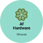 Business logo of AF hardware and paints