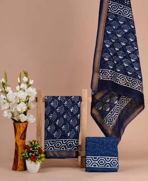 Bagru Hand Block Printed Linen Cotton Suit Set  uploaded by BAGRU COTTON HANDICRAFT  on 5/7/2023