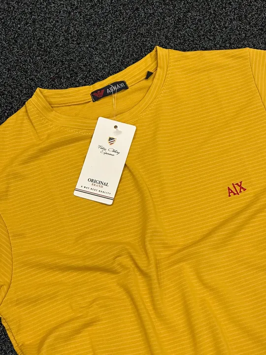 T-shirt Brand — FANDI
Fabric- SAP HONEY COM MATTI 
PATTA
 
Colour - 12
Size -m l xl 
Set-pcs  - 36
  uploaded by K.s Online shopping on 5/7/2023