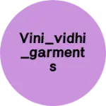 Business logo of Vini_vidhi_garments