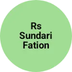 Business logo of RS Sundari fation