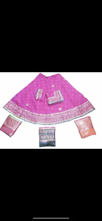 Traditional kota doria Gottapatti aari work Lehenga chunnit set uploaded by Sunita saree borders on 5/31/2024