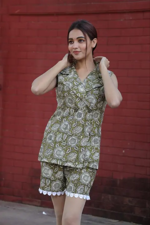 Bagru Cotton Printed Night Suits uploaded by BAGRU COTTON HANDICRAFT  on 5/7/2023