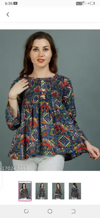 Designer top uploaded by Stitch well INDIA though on 5/7/2023
