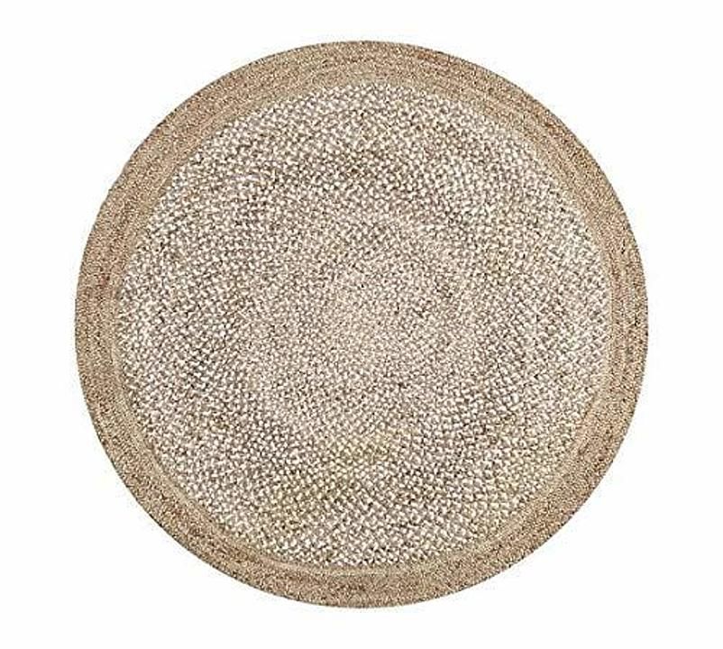 100 % jute 90 CMS round mat uploaded by business on 7/12/2020