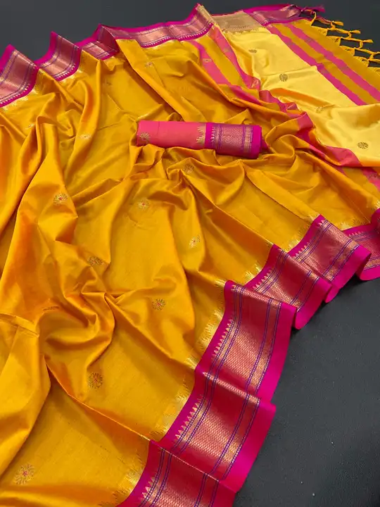 Cotton silk gold uploaded by VARDHAK COLLECTION  on 5/7/2023