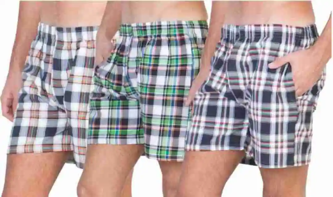 Men's chex boxer  uploaded by Sakeena Garment on 5/7/2023