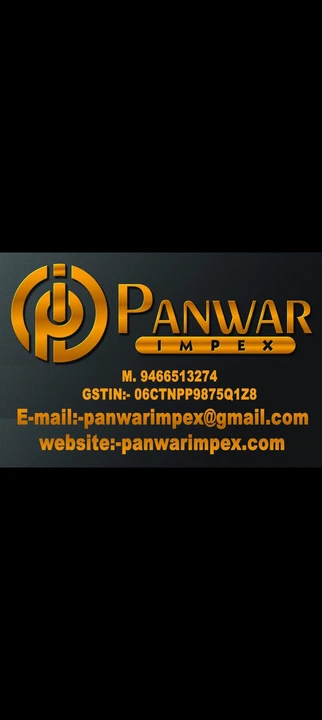 Visiting card store images of Panwar impex