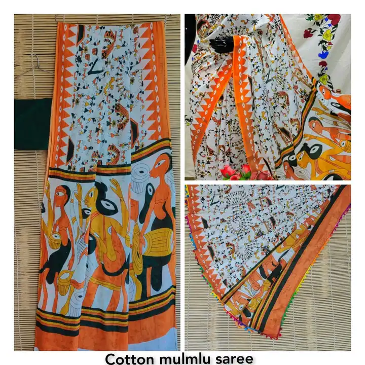 Cotton saree  uploaded by Mahadev handicrafts on 5/7/2023