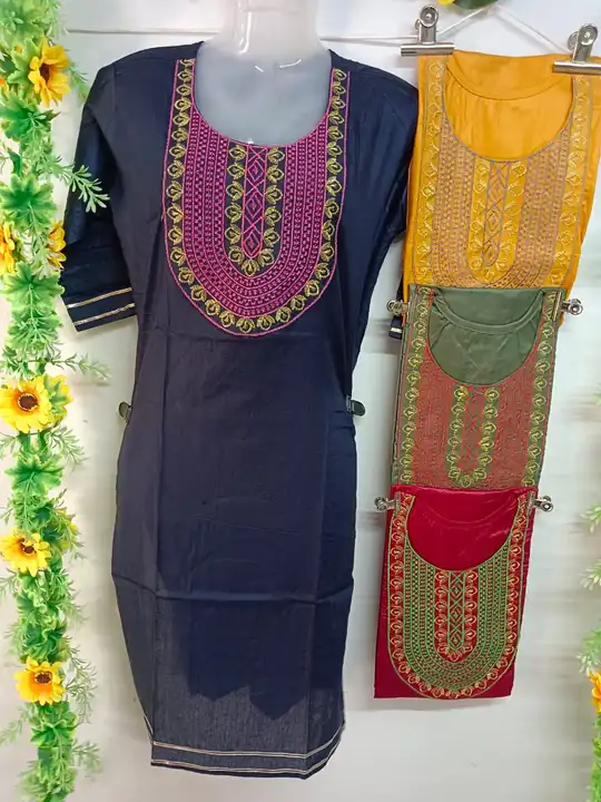 Post image Hey! Checkout my new product called
Rayon Neckless Kurti.